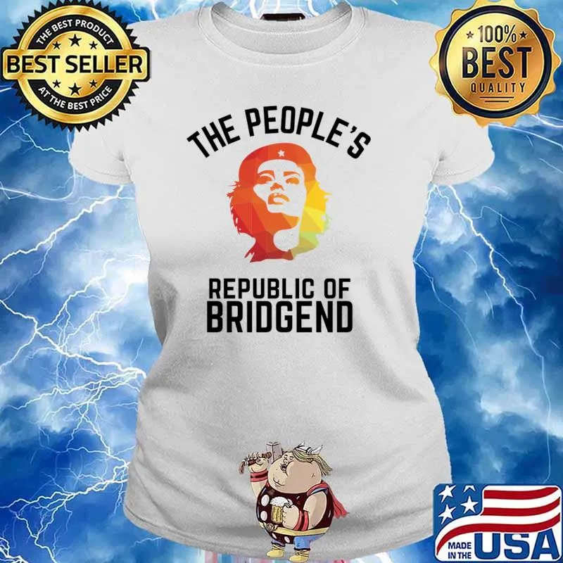 The People's Republic Of Bridgend Sunset Color T-Shirt Ladies tee