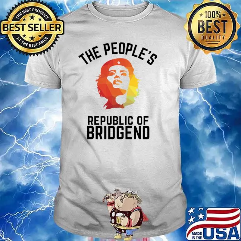 The People's Republic Of Bridgend Sunset Color T-Shirt Unisex