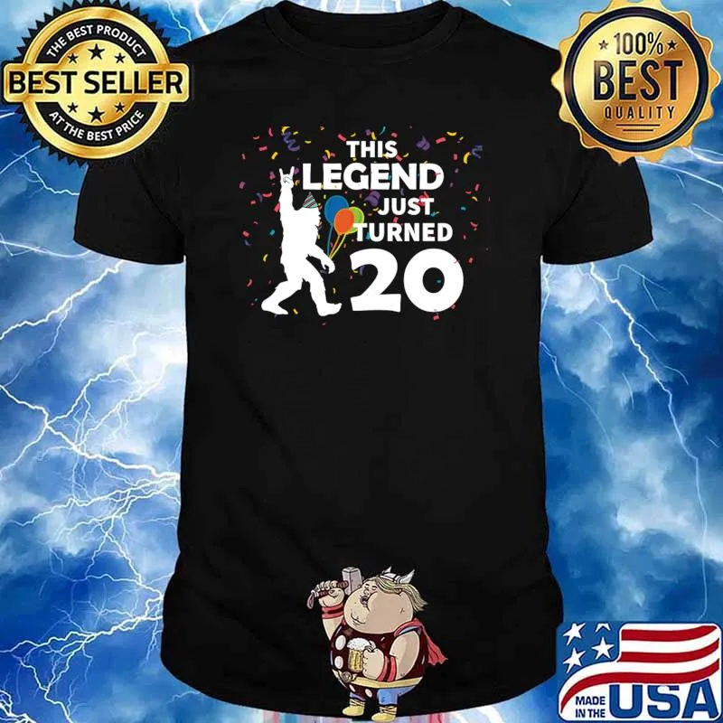 This legend just turned 20 pigfoot celebrate T-Shirt