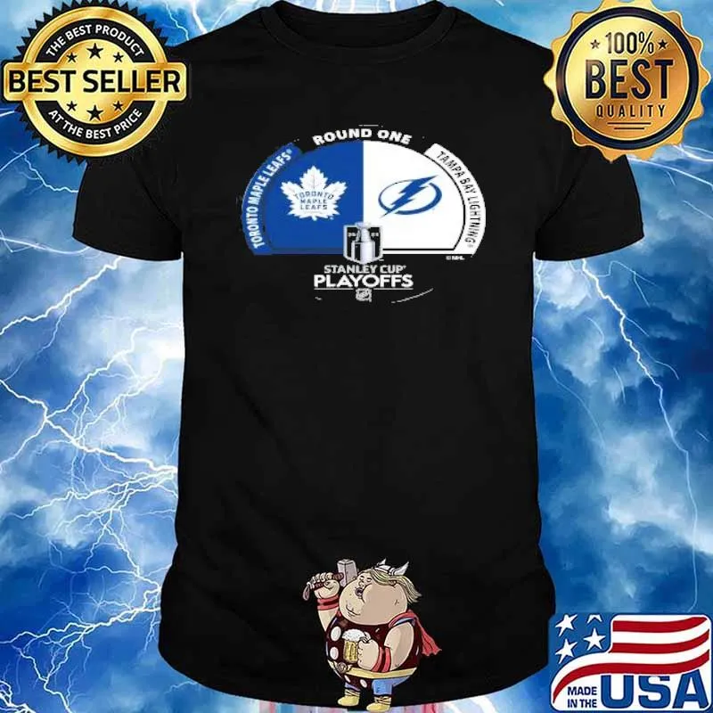 Toronto Maple Leafs vs Tampa Bay Lightning 2023 NHL playoffs matchup sport shirt