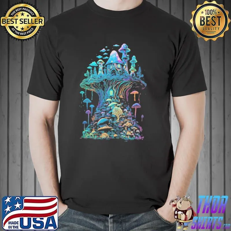 Trippy Mushroom house shirt