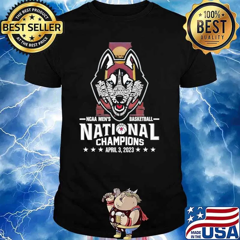 UCoH Logo Champions NCAA men's basketball national champions april 3,2023 shirt