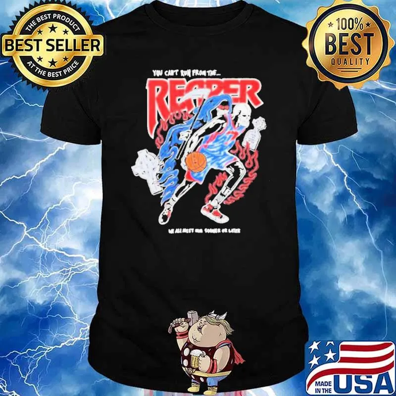 Warren Lotas The Reaper We All Meet Him Sooner Or Later Nba Kevin Durant skull Shirt
