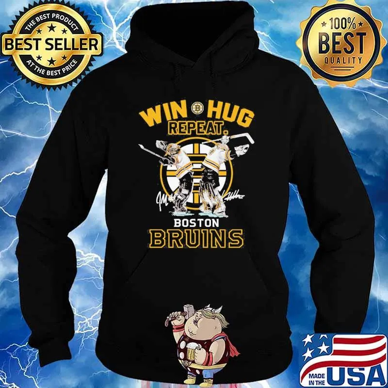 Win hug repeat Boston Bruins signature s Hoodie