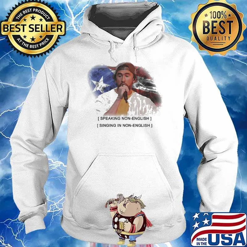 Bad Bunny Speaking Non English America flag Shirt