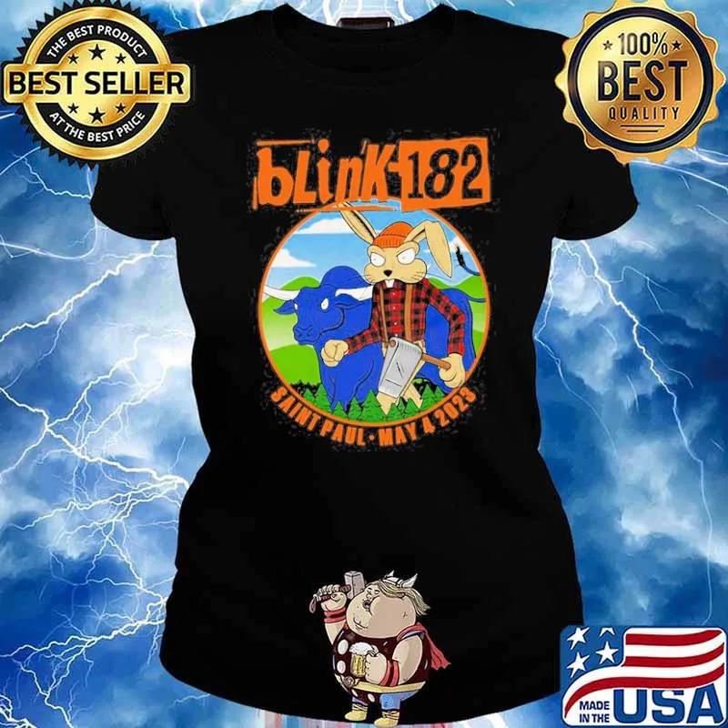 Blink-182 Tour Saint Paul MN May 4 2023 s Ladies tee