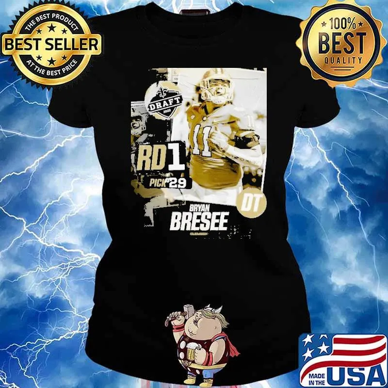 Bryan Bresee Clemson RD1 Pick 29 draft Shirt Ladies tee