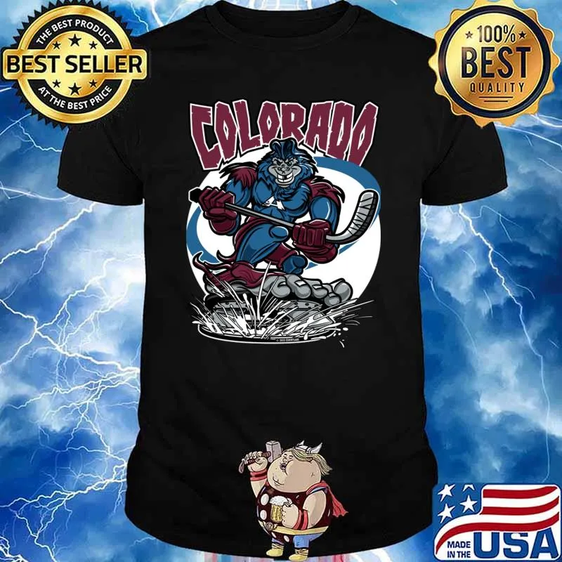 Colorado Bigfoot Hockey Player T-Shirt Unisex