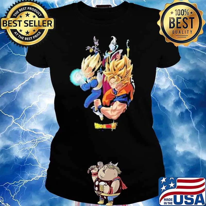 Dragon ball Z character s Ladies tee