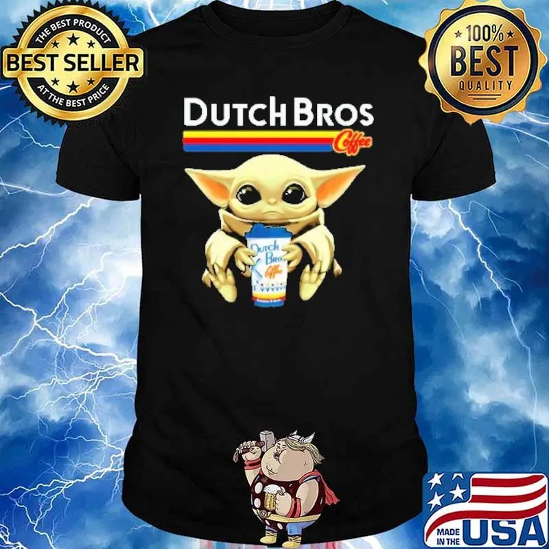 Dutch bors coffee baby yoda shirt