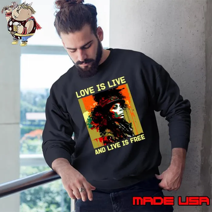 Erykah badu love is live and live is not free watercolor T-Shirt