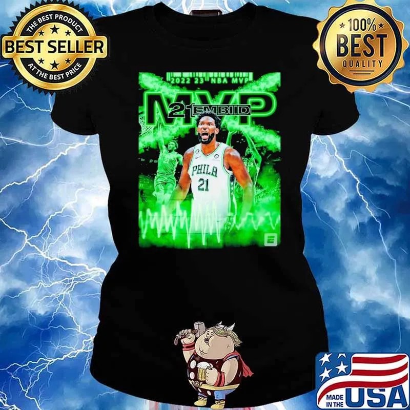 Espn Joel Embiid Nba Mvp 2022 2023 sport Shirt Ladies tee