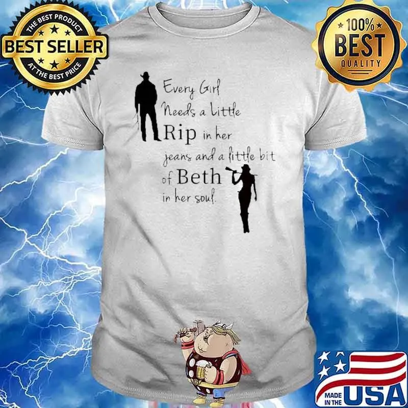 Every girl needs little rip in her jeans and little beth shirt