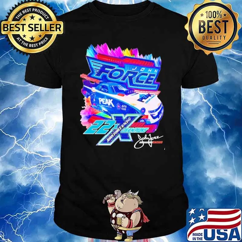 Force john force racing car signature shirt