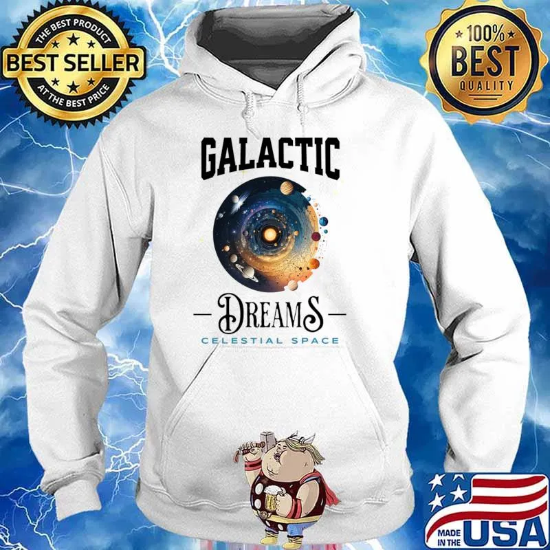 Galactic Dreams Celestial Space T-Shirt Hoodie