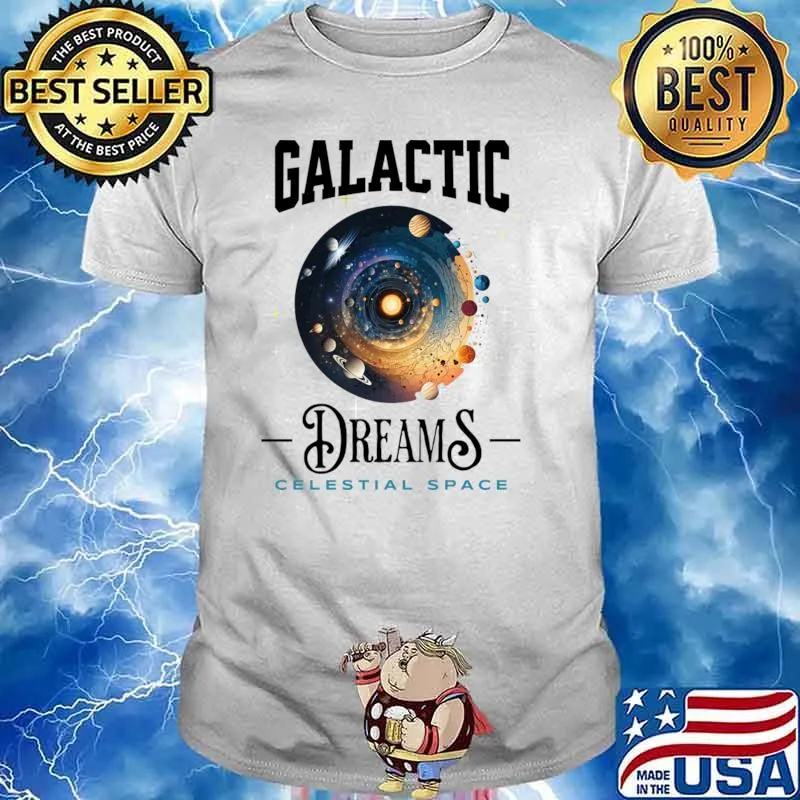 Galactic Dreams Celestial Space T-Shirt