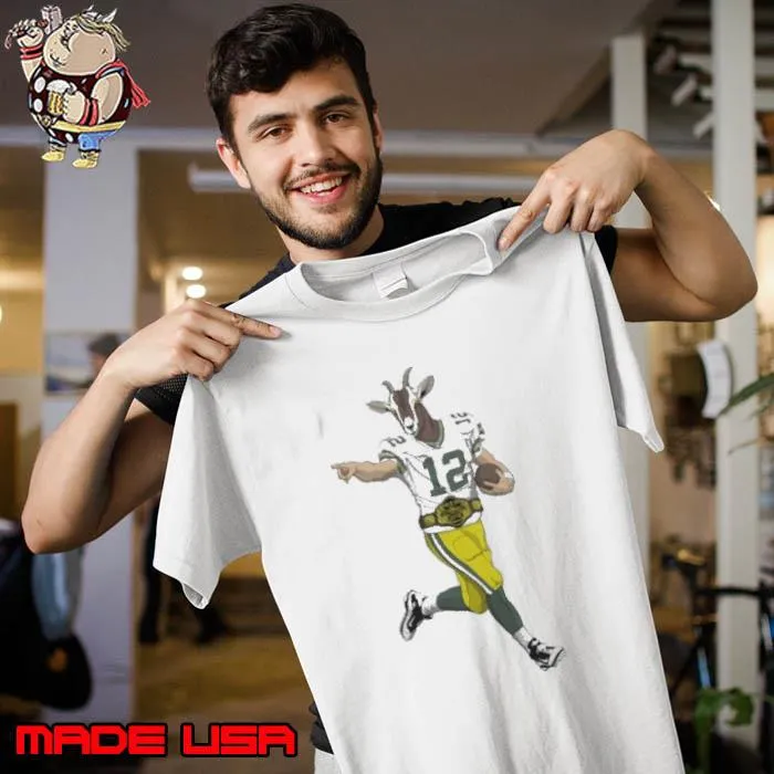 Goat rodgers number 12 basketball shirt