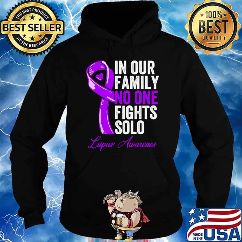 In Our Family No One Fights Solo Health Awareness T-Shirt Hoodie