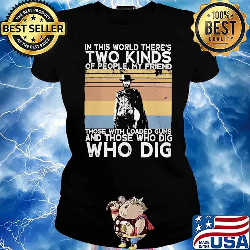 In this world there're Two Kinds those who dig vintage s Ladies tee