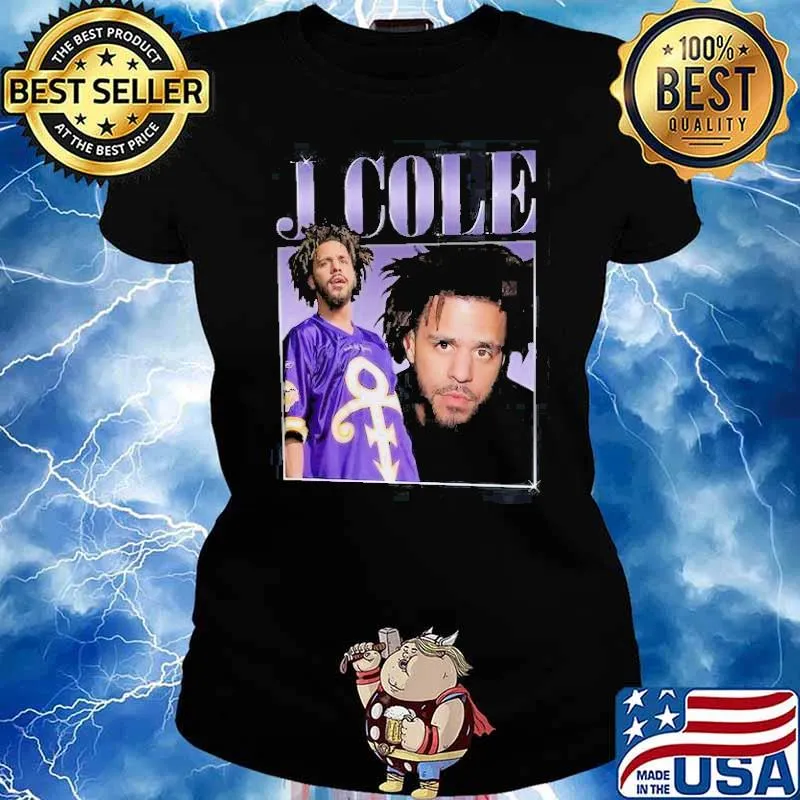 J Cole Rap Retro rapper s Ladies tee