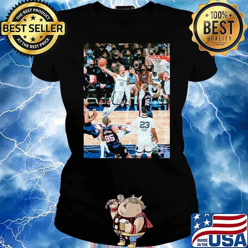 Ja Morant 12 The JA Fly Posterized Dunk s Ladies tee