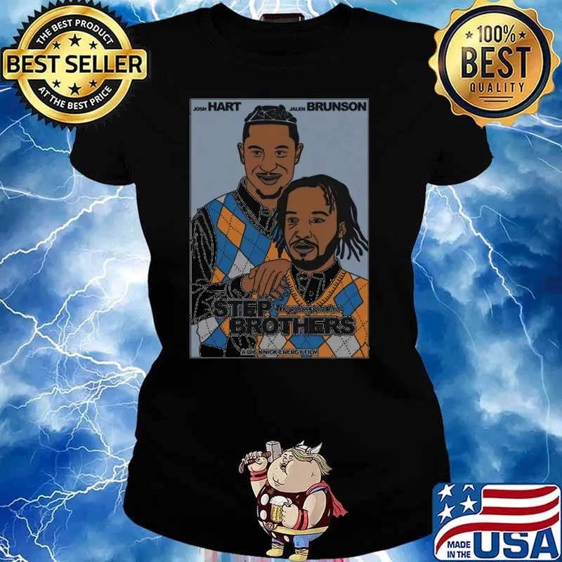 Josh Hart And Jalen Brunson Step Brothers sport s Ladies tee