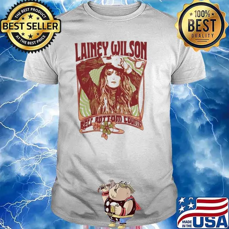 Lainey Wilson Country With A Flare Tour 2023 Dates Merch Trippy Peach shirt