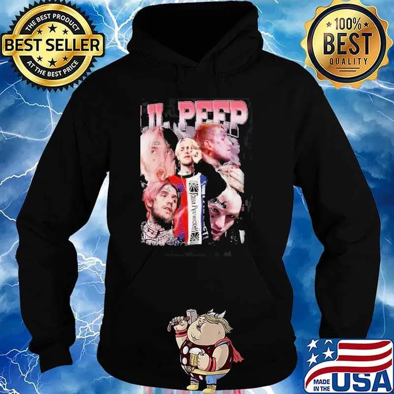Lil Peep Hip Hop rapper music s Hoodie