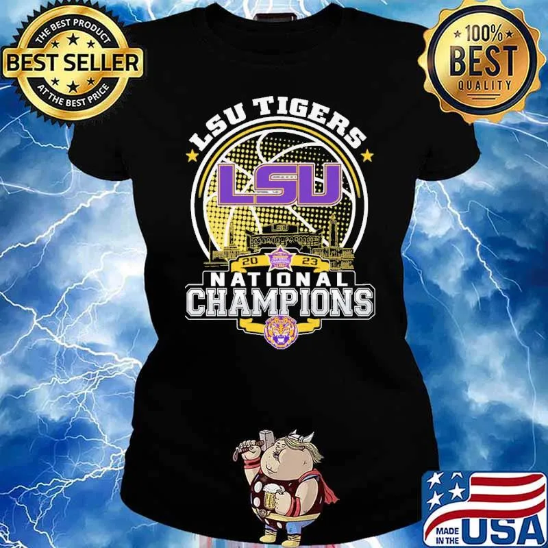 LSU Tigers national champions sport s Ladies tee