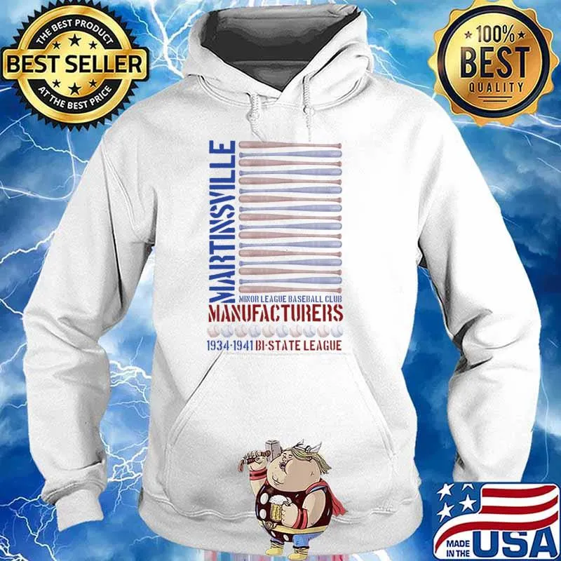 Martinsville Manufacturers Minor League Baseball T-Shirt Hoodie