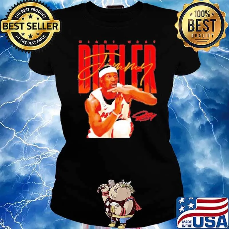 Miami Heat Jimmy Butler signature s Ladies tee