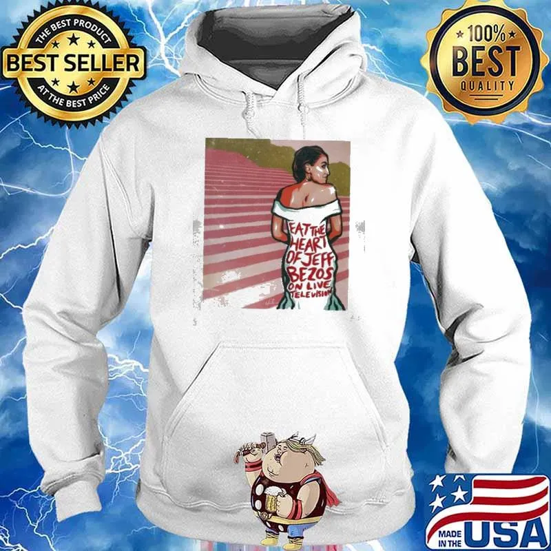 Nordacious eat the heart of Jeff bezos on live television shirt