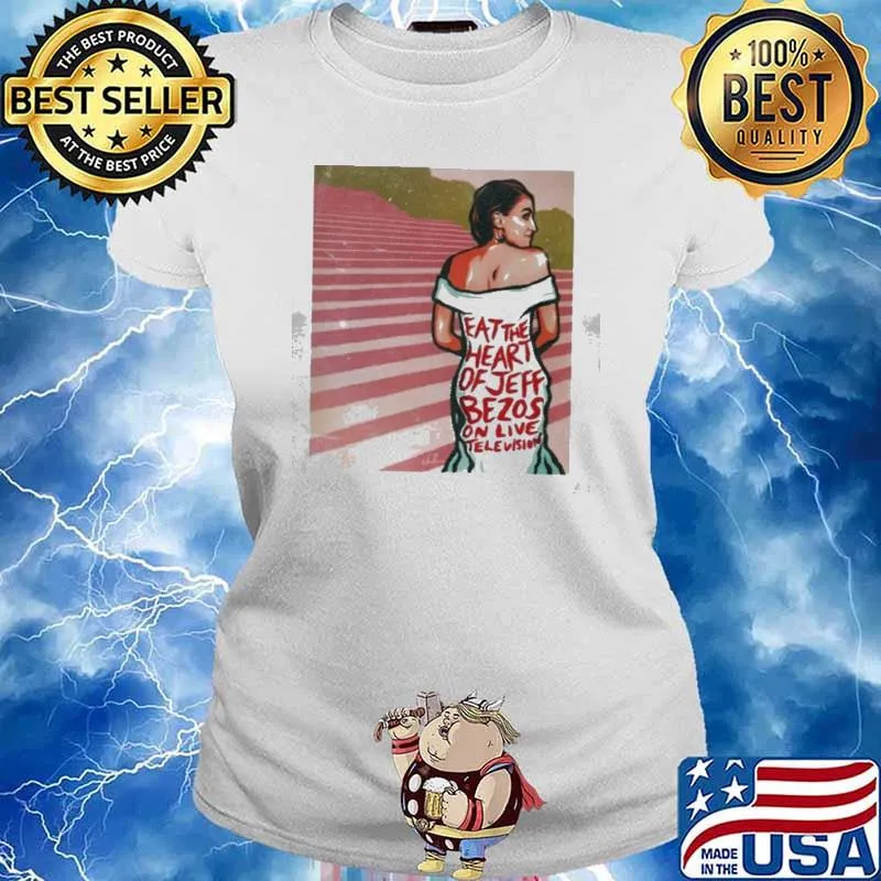 Nordacious eat the heart of Jeff bezos on live television s Ladies tee