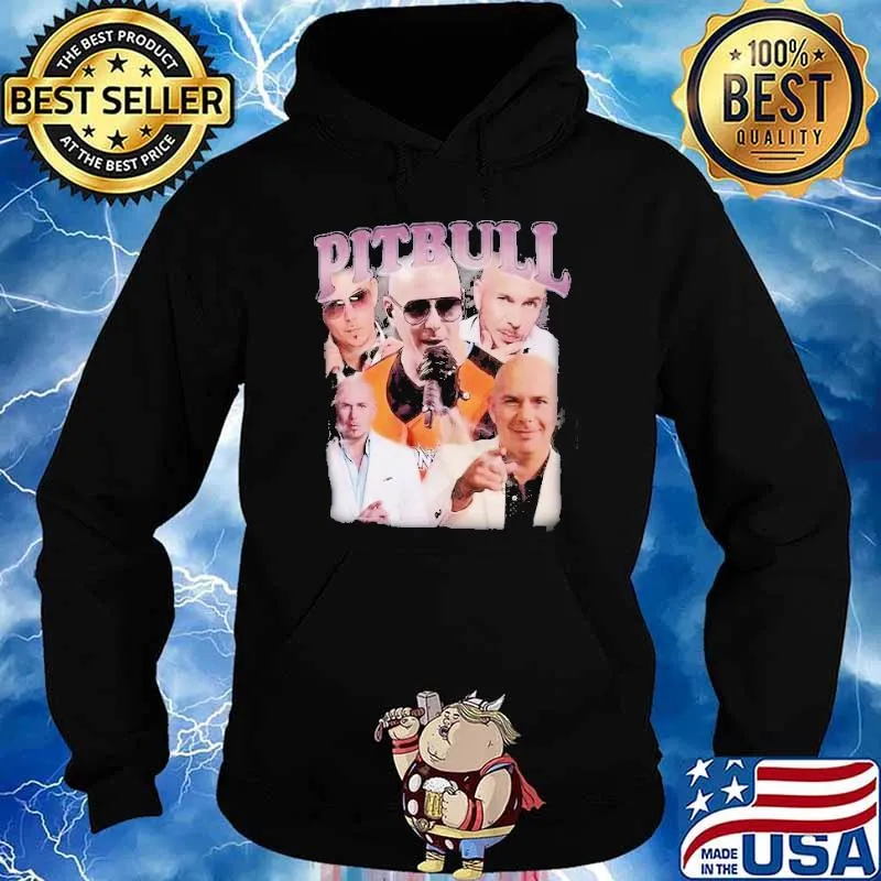 Pitbull Hip Hop rapper music s Hoodie