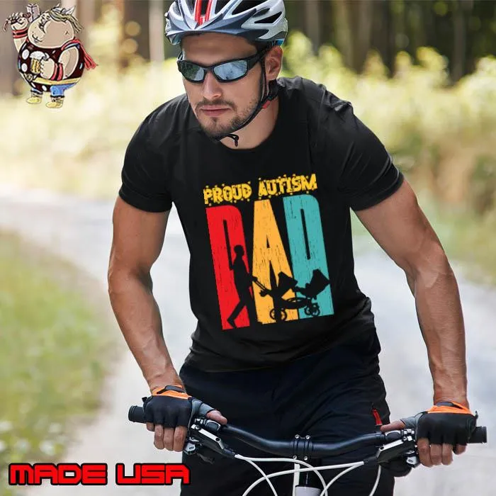 Proud Autism Dad I Autism Vintage T-Shirt Unisex