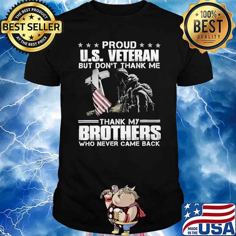 Proud Us Veteran But Don't Thank Me Cross flag shirt