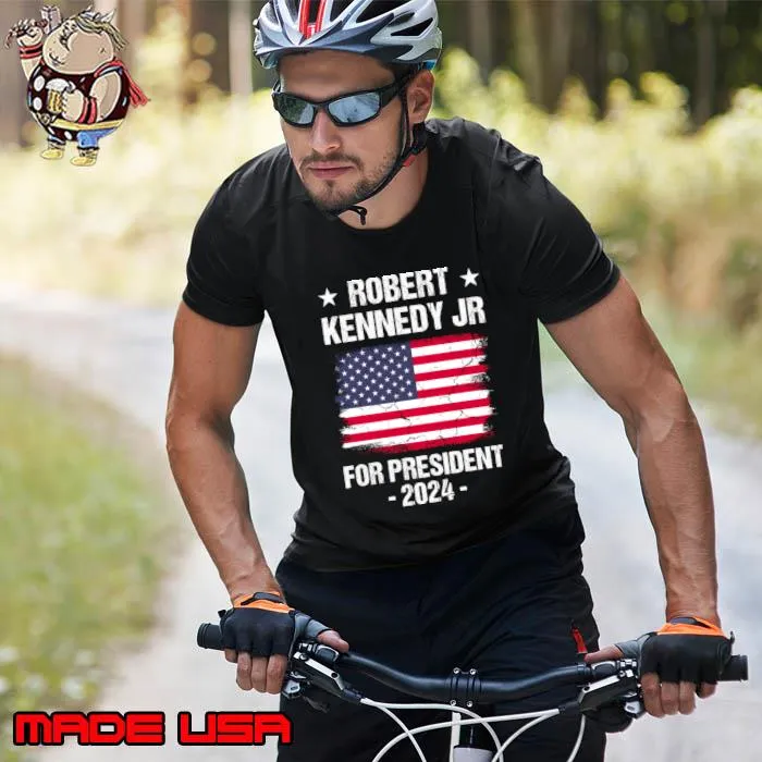 Robert Kennedy For President 2024 american flag T-Shirt