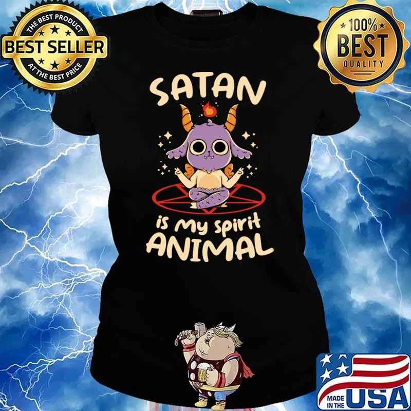 Satan Is My Spirit Animal Tobe Fonseca T-Shirt Ladies tee