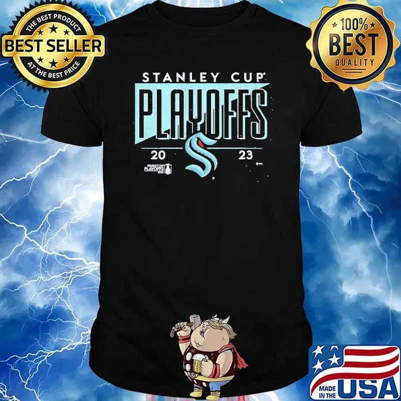 Seattle Kraken Fanatics Branded 2023 Stanley Cup Playoffs Tri-Blend Shirt