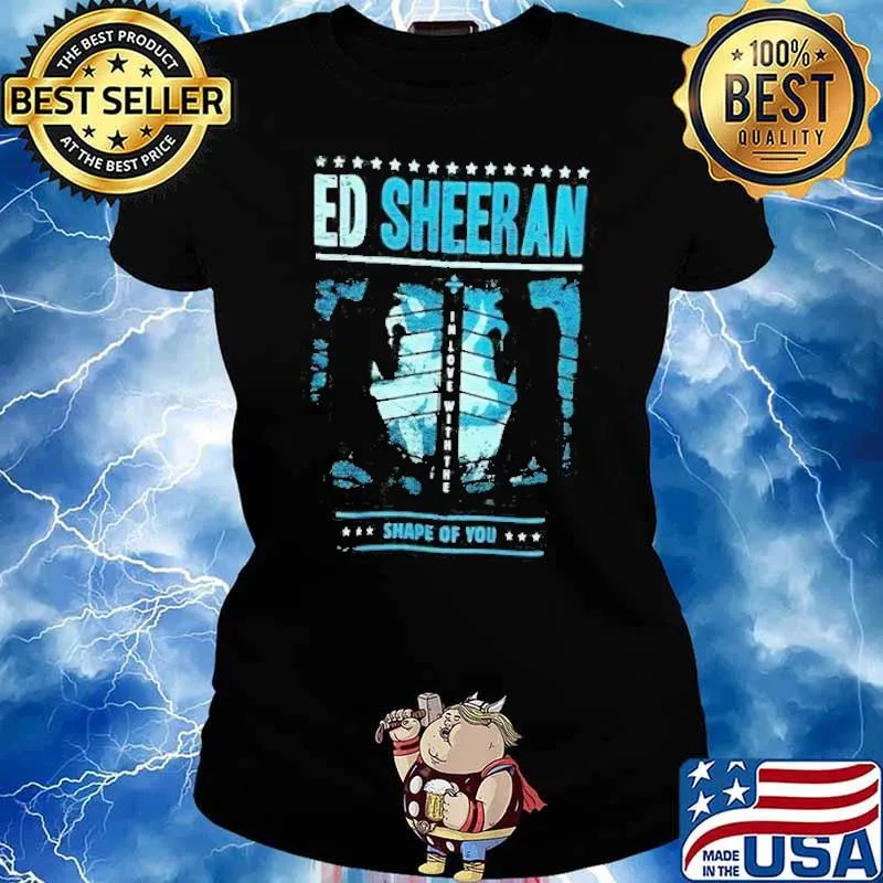 Shafe Of You Ed Sheeran Tour 2023 Music Songs The Mathletics Concert shirt