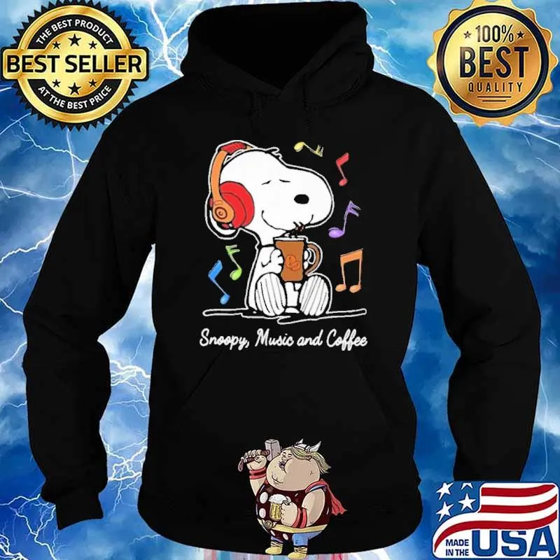 Snoopy Music and coffee s Hoodie