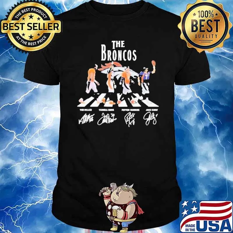 The broncos abbey road signature football shirt