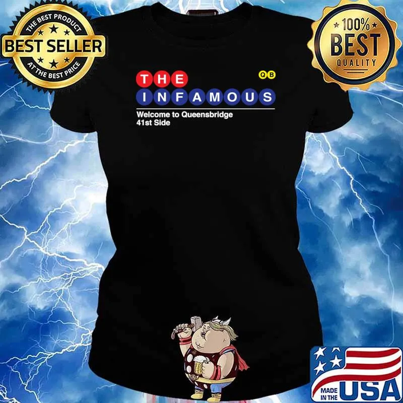 The infamous new york welcome to queensbridge 41st side T-Shirt Ladies tee