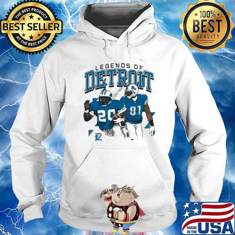 The Legends Of Detroit Lions Calvin Johnson And Barry Sanders sport Shirt