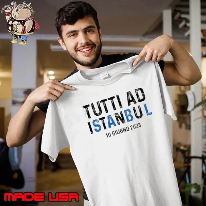 Tutti ad istanbul maglietta istanbul finale 2023 champions final T-Shirt Unisex