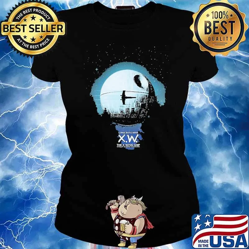 X Wing Ship Space Star Wars s Ladies tee