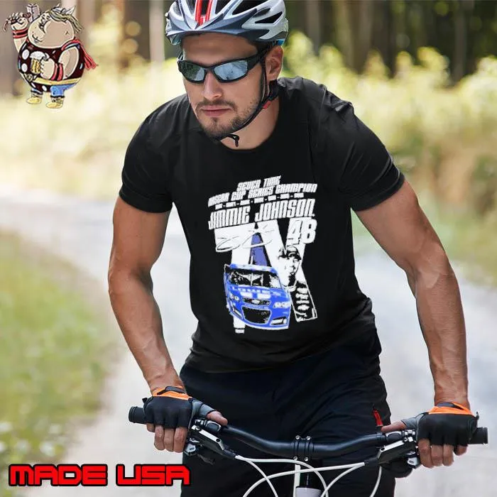 Best jimmie Johnson Hendrick Motorsports Team Collection Navy 7x Champ Two-Sided Shirt Unisex