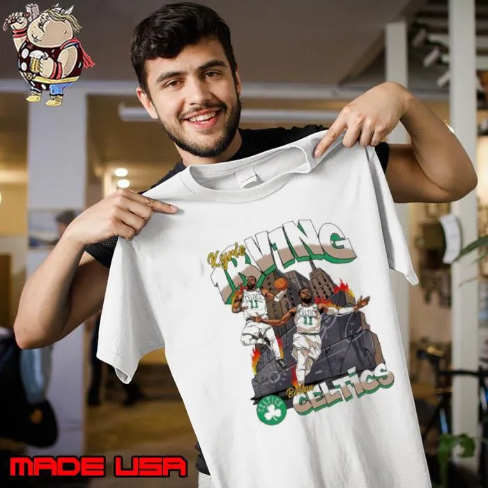Funny kyrie Irving Boston Celtics fire cartoon s Unisex