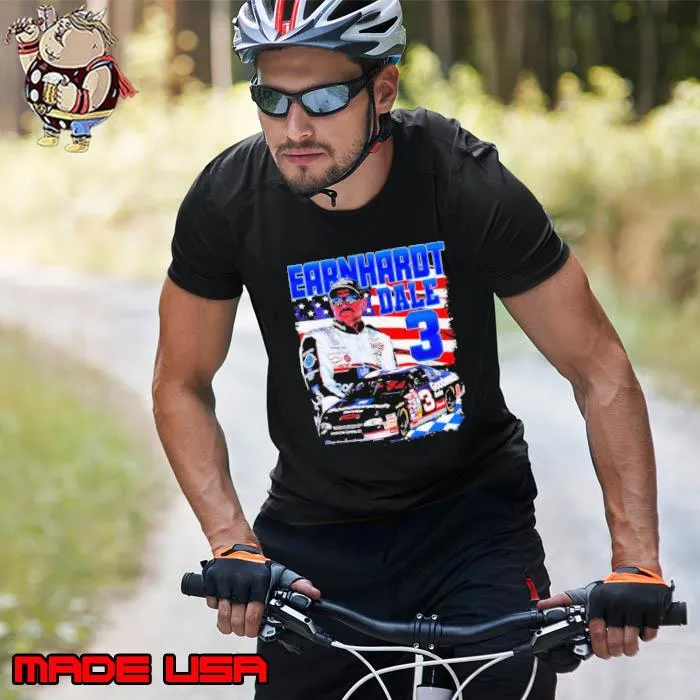 Nice dale Earnhardt signature racing car American flag s Unisex