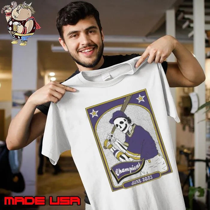 Original lSU Baseball Card Champions 2023 Skull Shirt Unisex